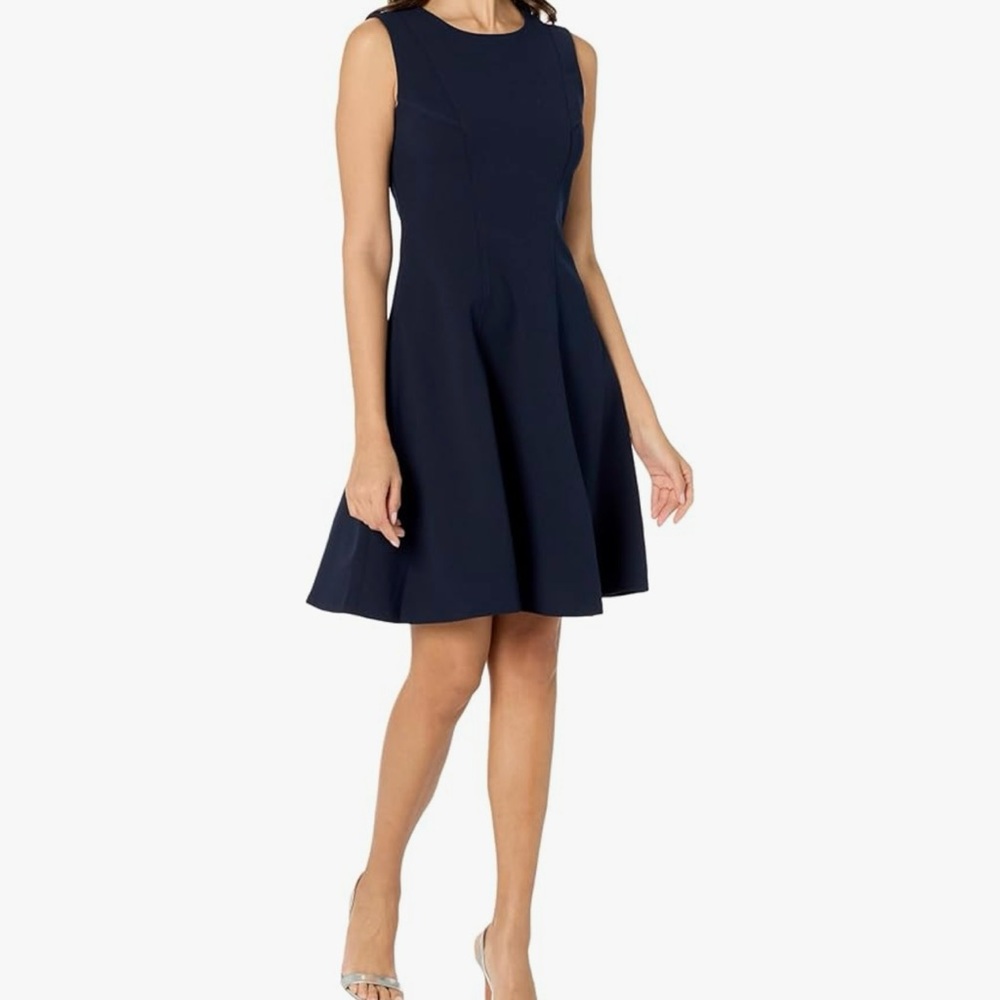 Tommy Hilfiger Blue Mini Dress Elegant Design